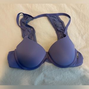 Aerie memory foam push-up bra with gorgeous lace back